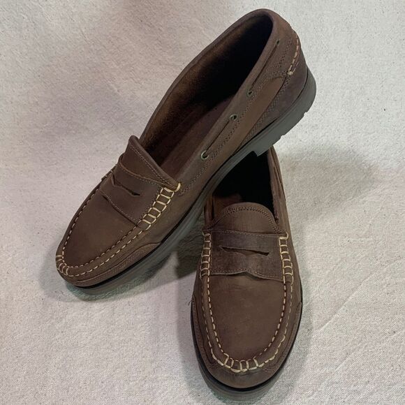 Vintage Campus Club Penny Loafers Mens Size 10D main image 12